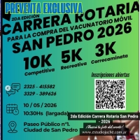 2da Edición Carrera Rotaria San Pedro - 2026