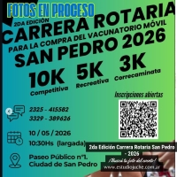 2da Edición Carrera Rotaria San Pedro - 2026